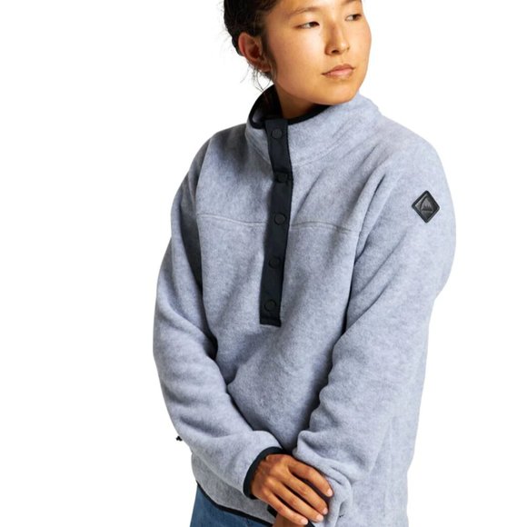 Burton - Hearth Fleece Pullover - Women's - XS - Gray Heather - Picture 4 of 6